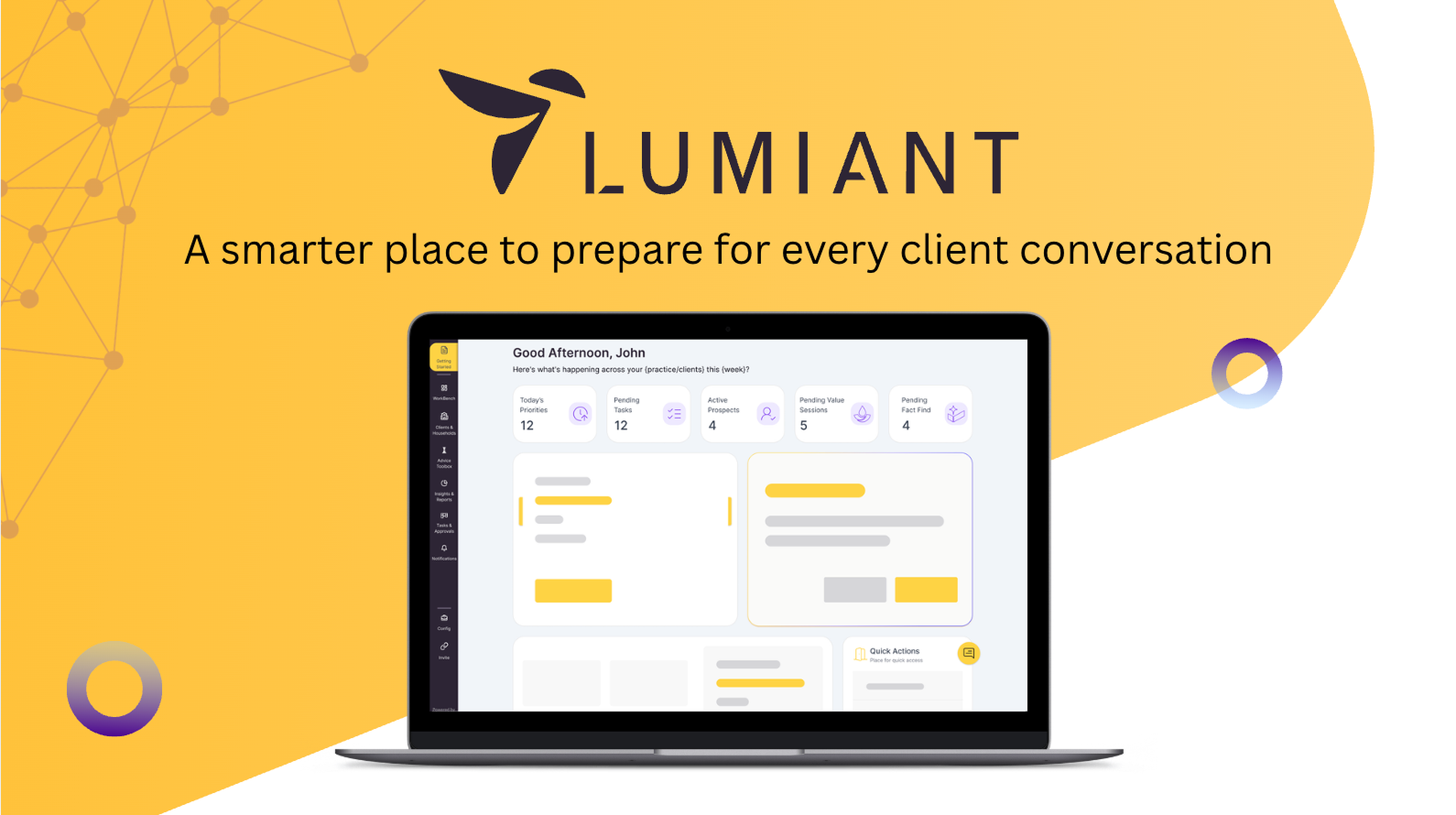 Lumiant advisor client experience platform case study